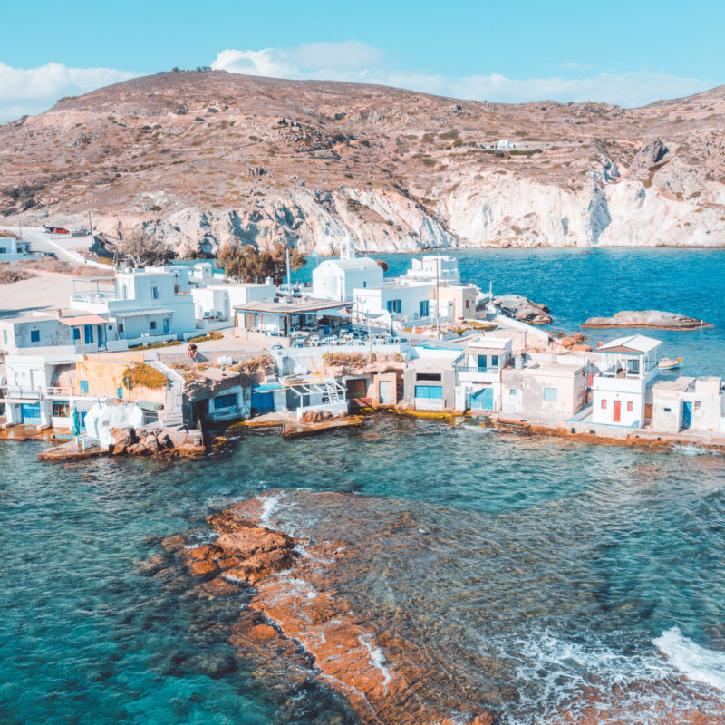 Hafen von Mandrakia auf Milos